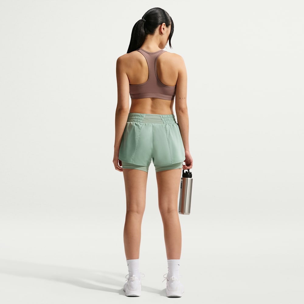Shorts y Pantalonetas para entrenamiento para mujer en verde · DX6012-007 - vista 5