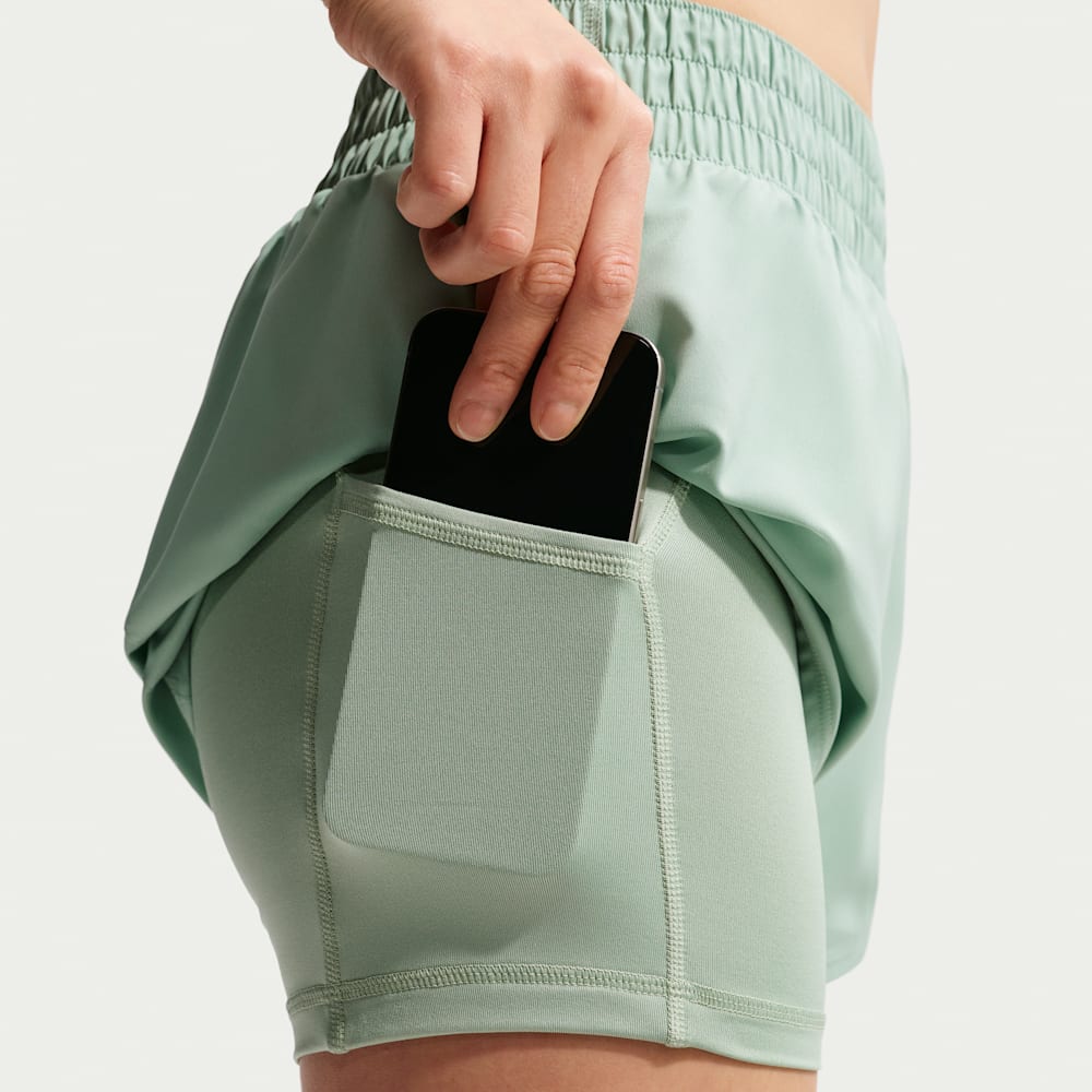 Shorts y Pantalonetas para entrenamiento para mujer en verde · DX6012-007 - vista 6