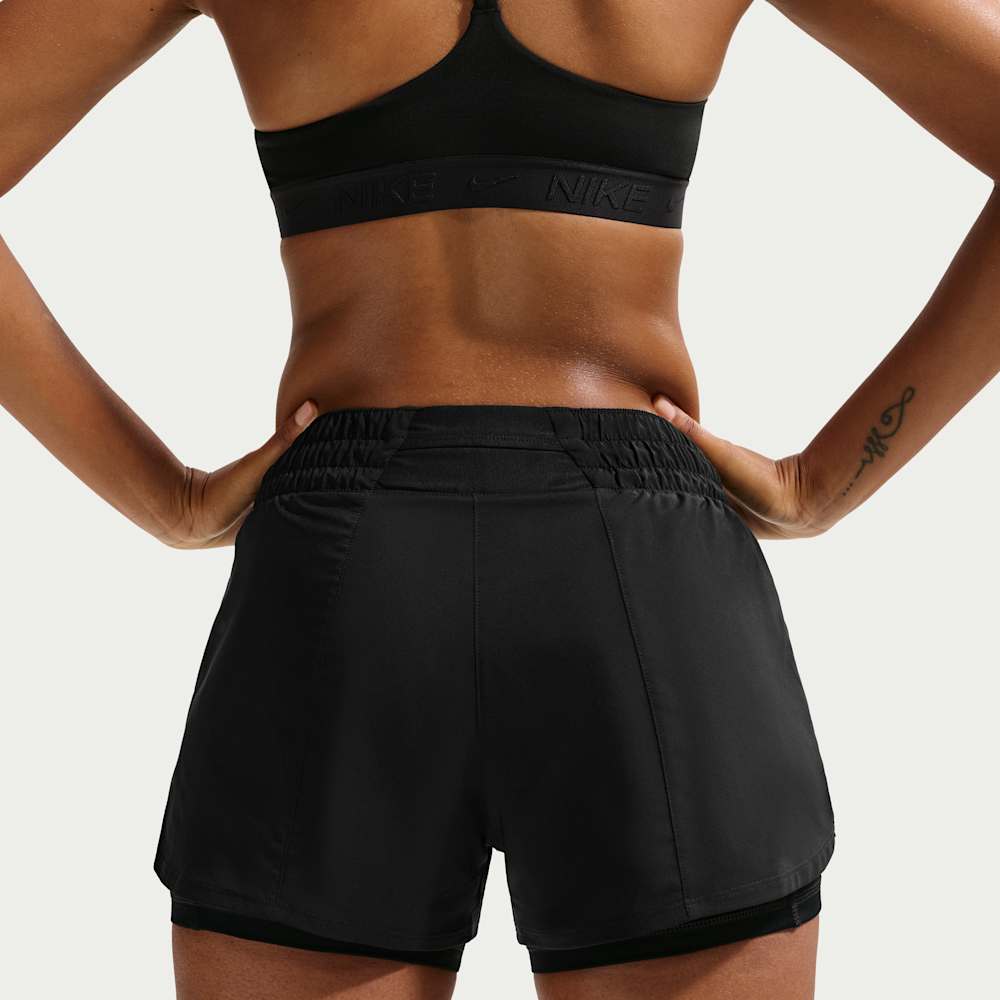 Shorts y Pantalonetas para entrenamiento para mujer en negro · DX6012-013 - vista 3