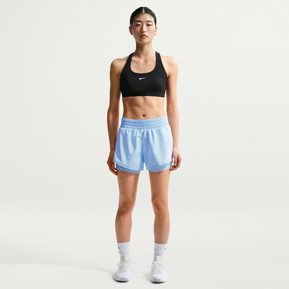 Shorts y Pantalonetas para entrenamiento para mujer en azul · DX6012-407 - vista 1