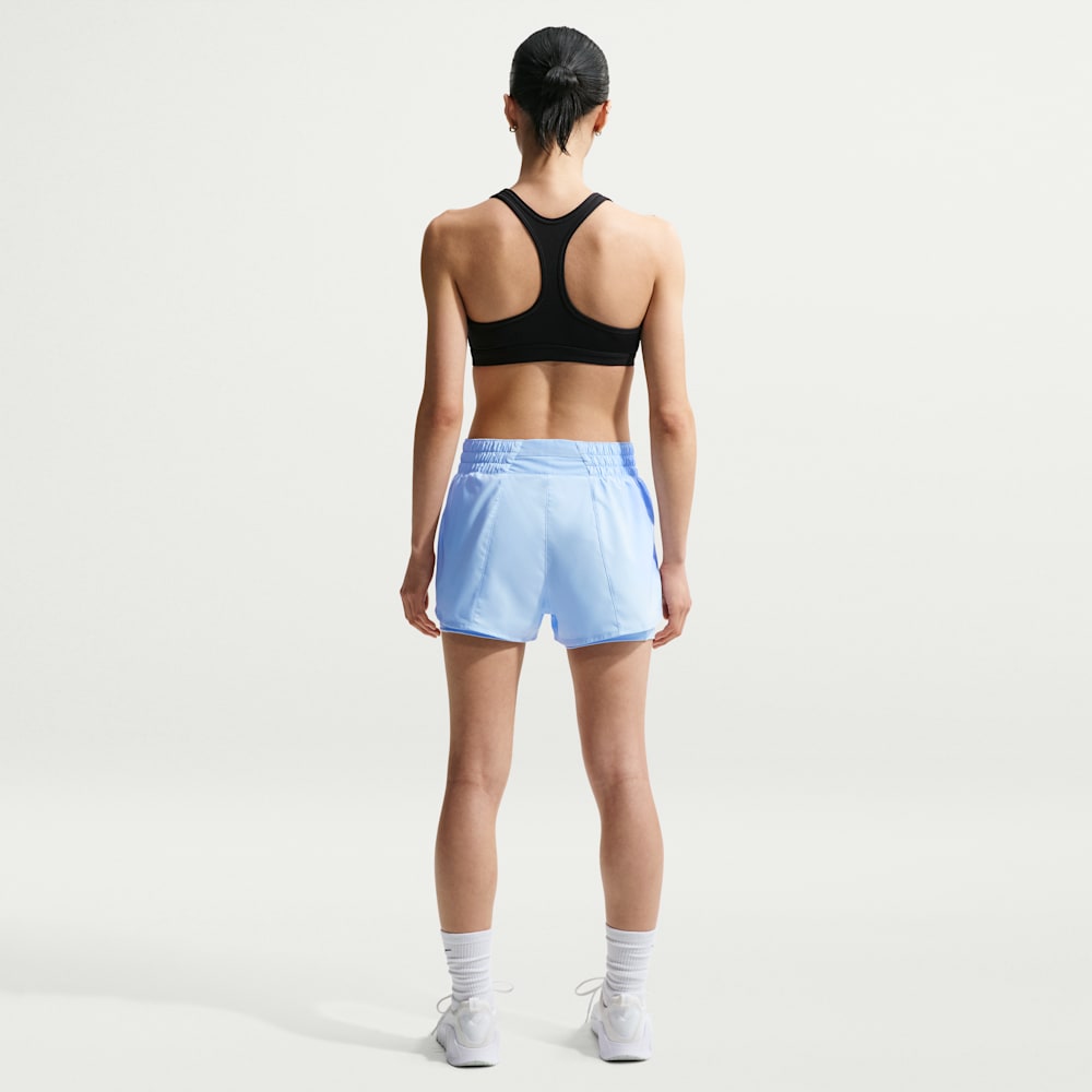 Shorts y Pantalonetas para entrenamiento para mujer en azul · DX6012-407 - vista 5
