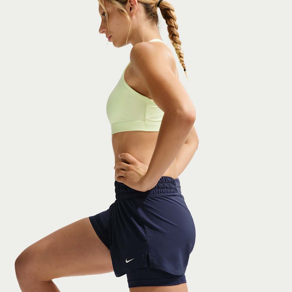 Shorts y Pantalonetas para entrenamiento para mujer en azul · DX6012-411 - vista 4