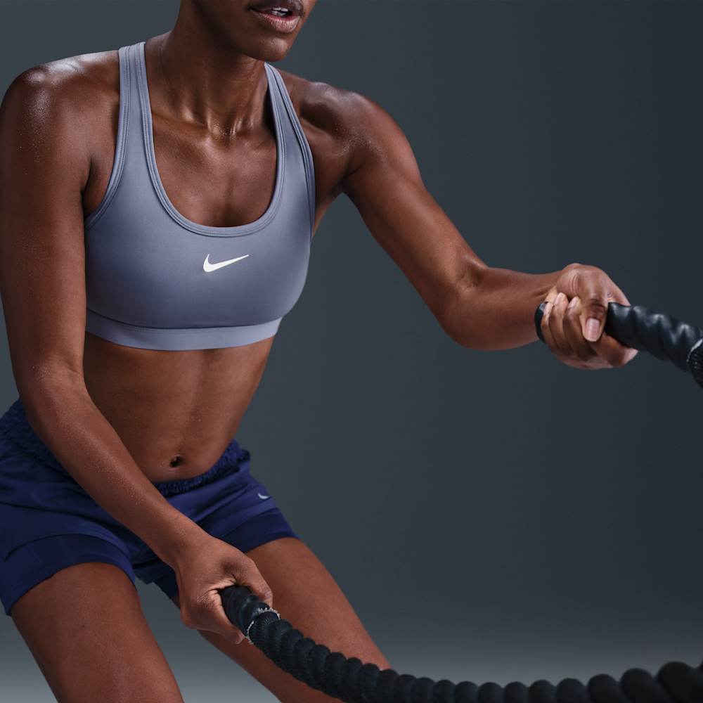 Brasier y Tops deportivos para entrenamiento para mujer en azul · DX6821-499 - vista 3