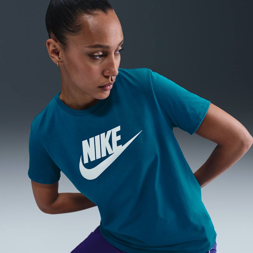 Camisetas y esqueletos casual para mujer en azul · DX7906-301 - vista 3
