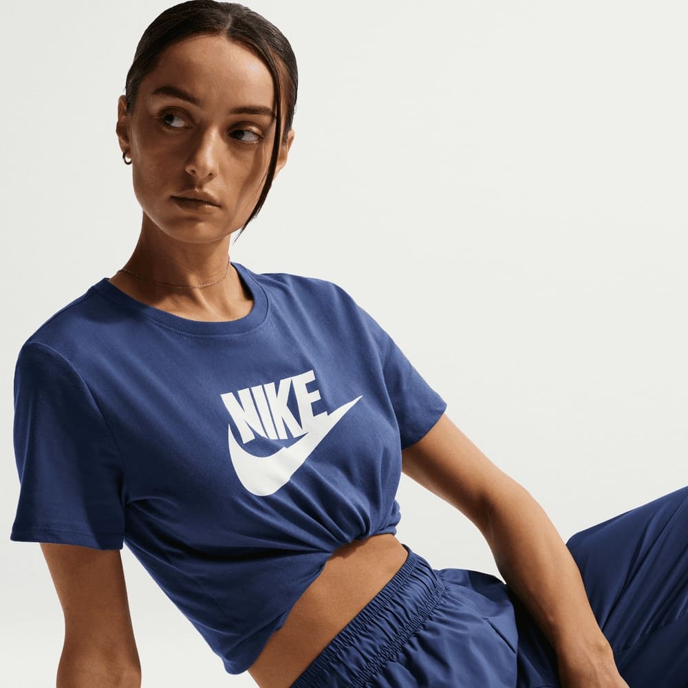 Camisetas y esqueletos casual para mujer en azul · DX7906-461 - vista 3