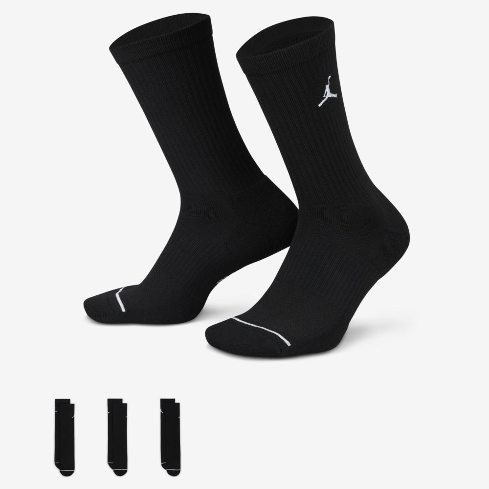 Medias de básquetbol para hombre en negro · DX9632-010 - vista 1
