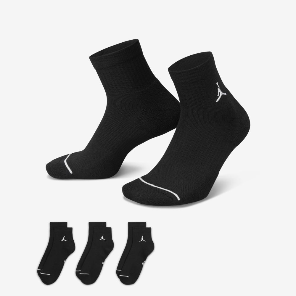 Medias de básquetbol para hombre en negro · DX9655-010 - vista 1