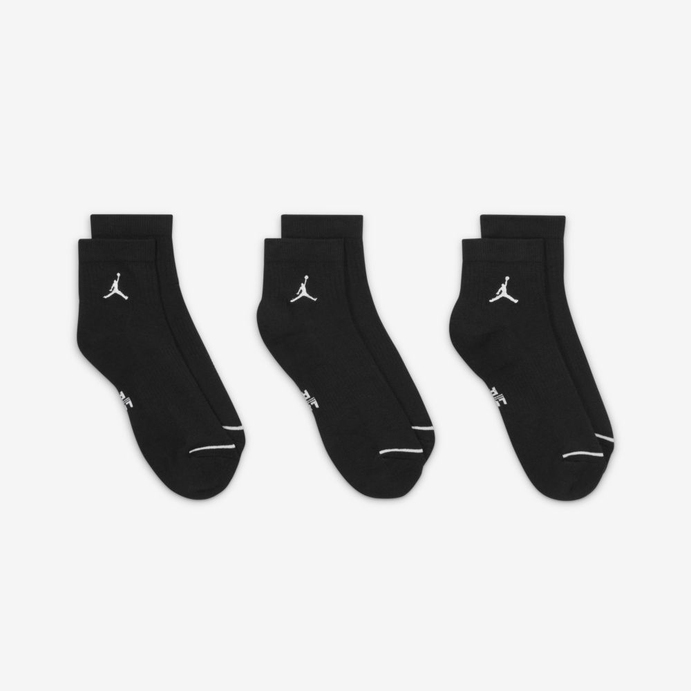 Medias de básquetbol para hombre en negro · DX9655-010 - vista 3