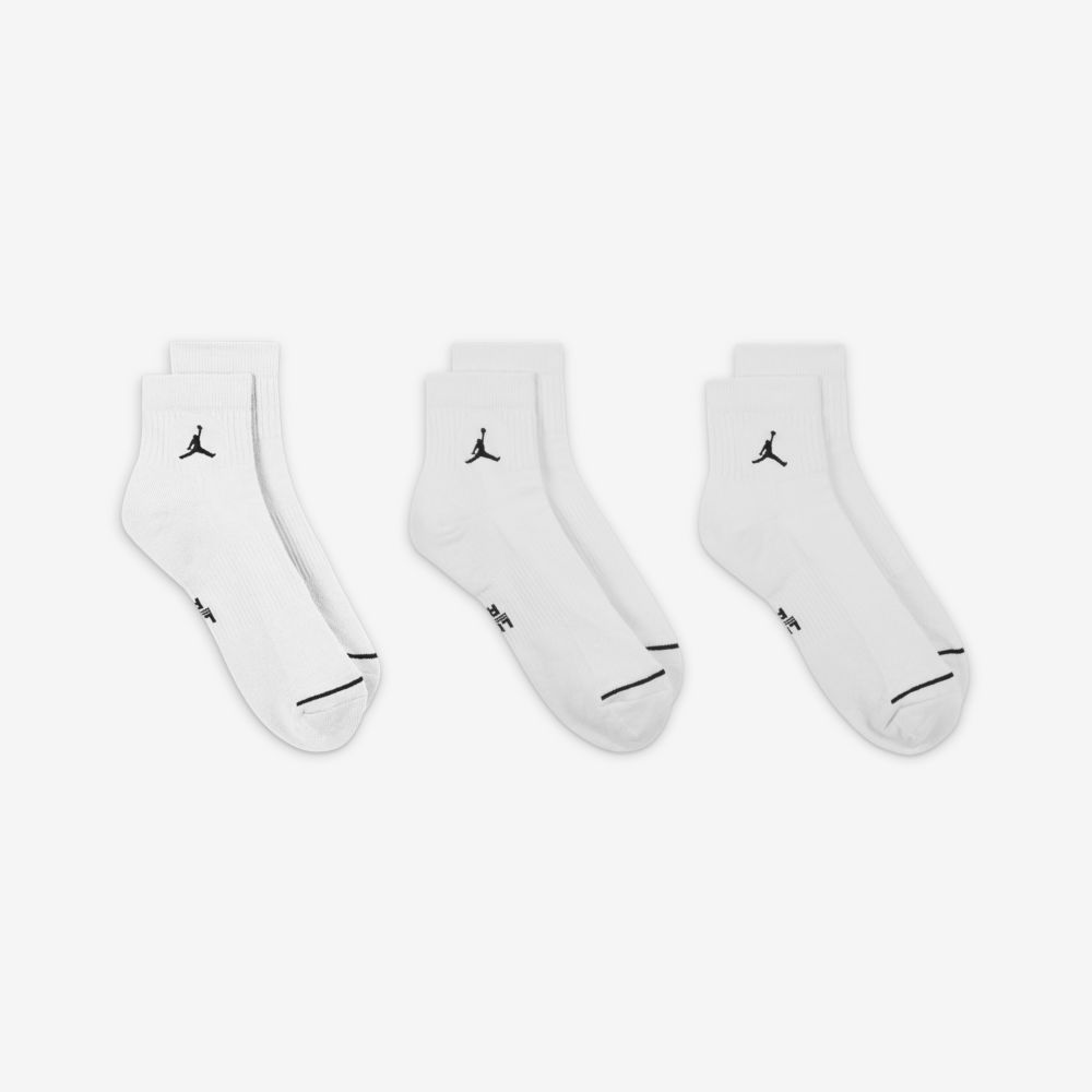 Medias de básquetbol para hombre en blanco · DX9655-100 - vista 3
