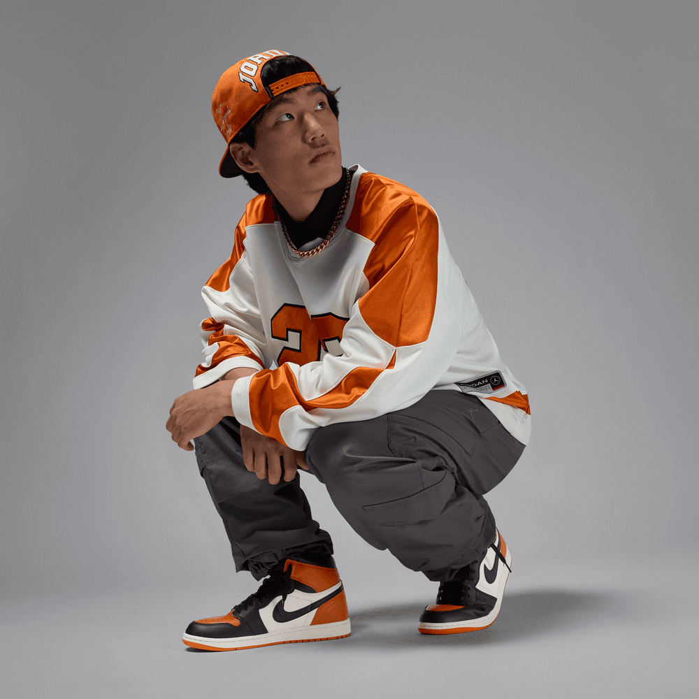 Tenis casual para hombre en naranja · DZ5485-008 - vista 7