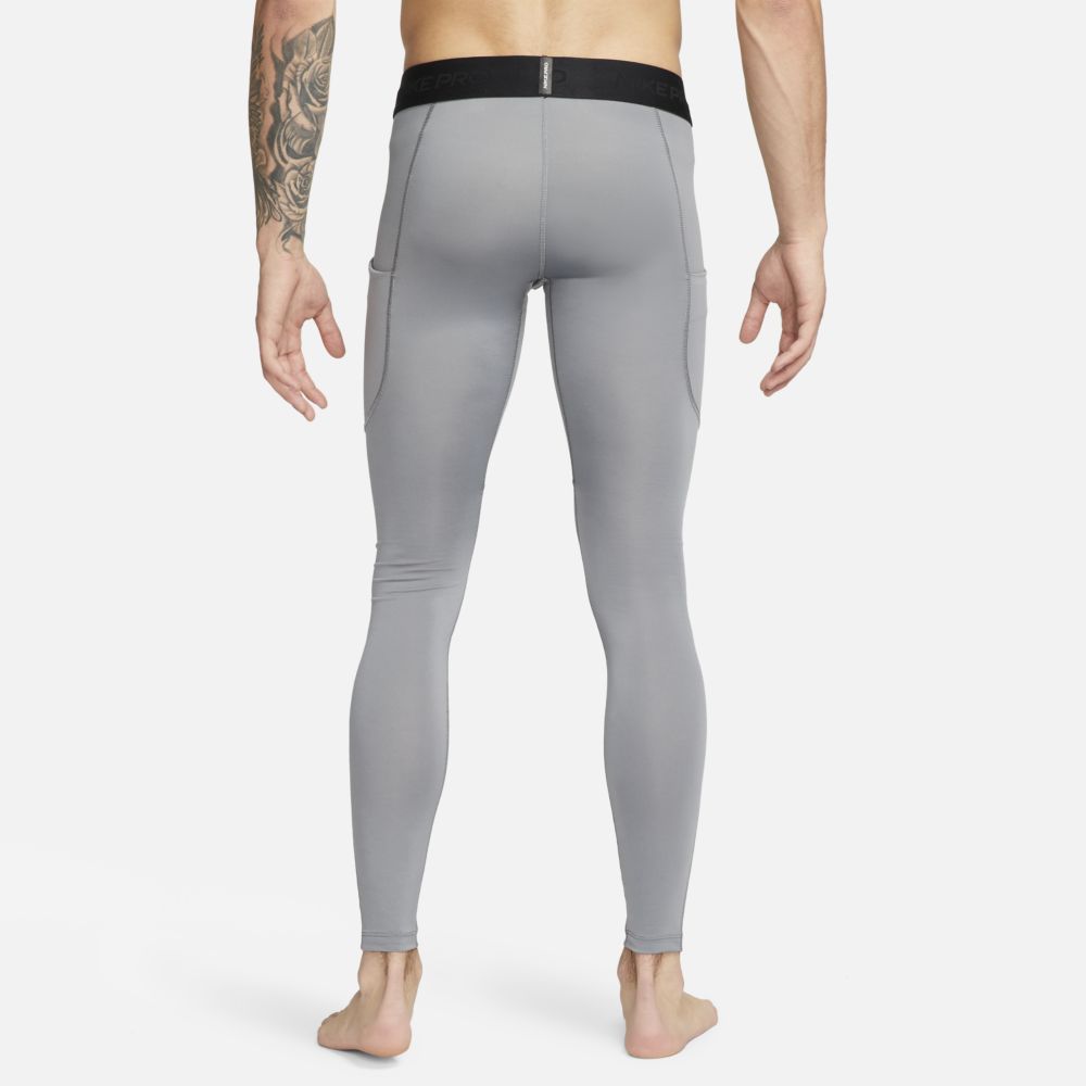 Licras deportivas para entrenamiento para hombre en gris · FB7952-084 - vista 2