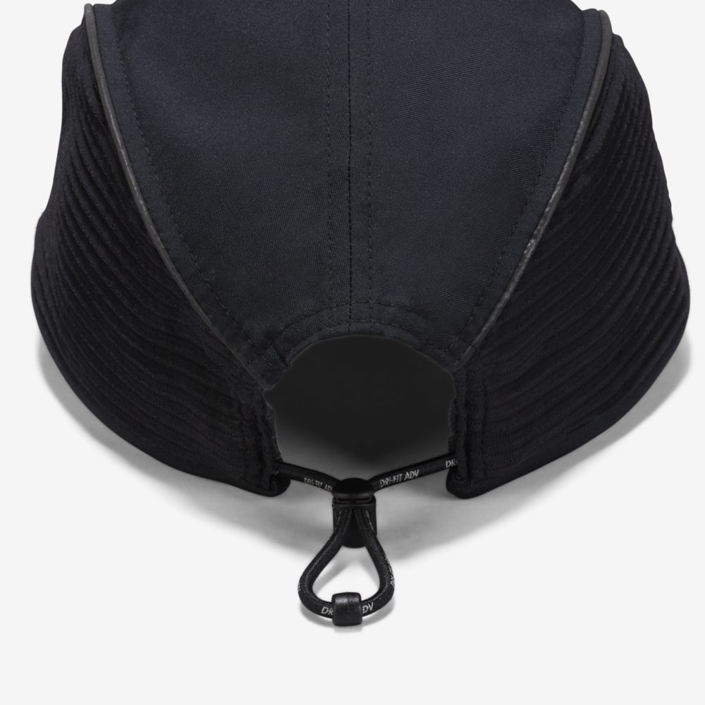 Gorras y viseras para correr para hombre en negro · FJ0736-010 - vista 3