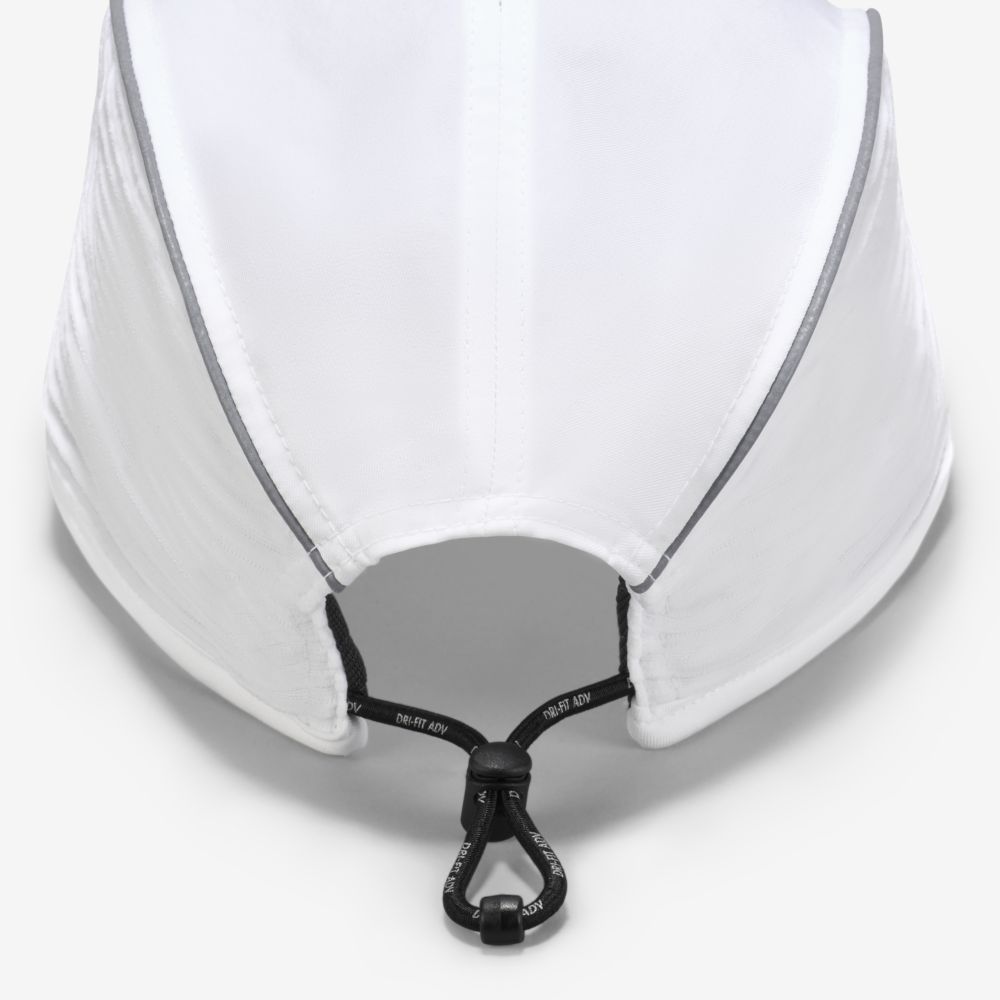 Gorras y viseras para correr para hombre en blanco · FJ0736-100 - vista 3