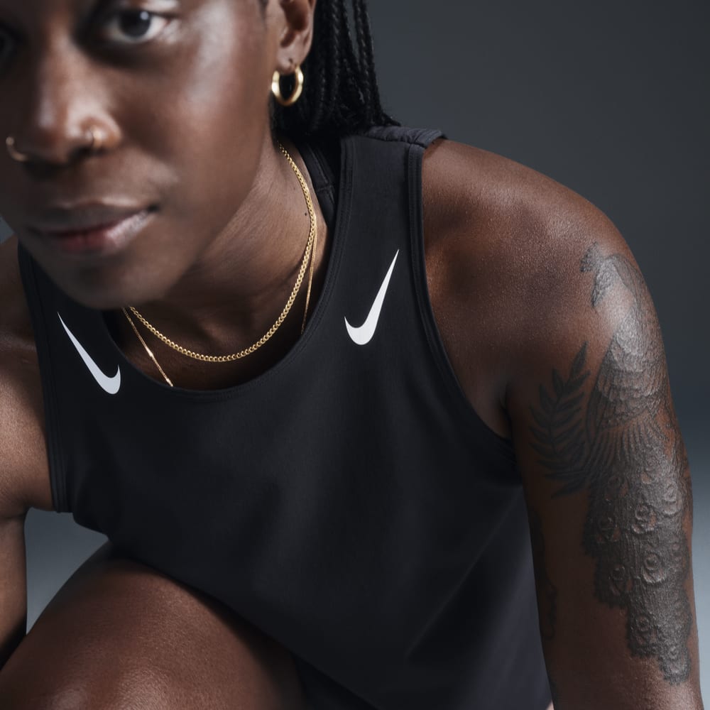 Camisetas y esqueletos para correr para mujer en negro · FN2713-010 - vista 2
