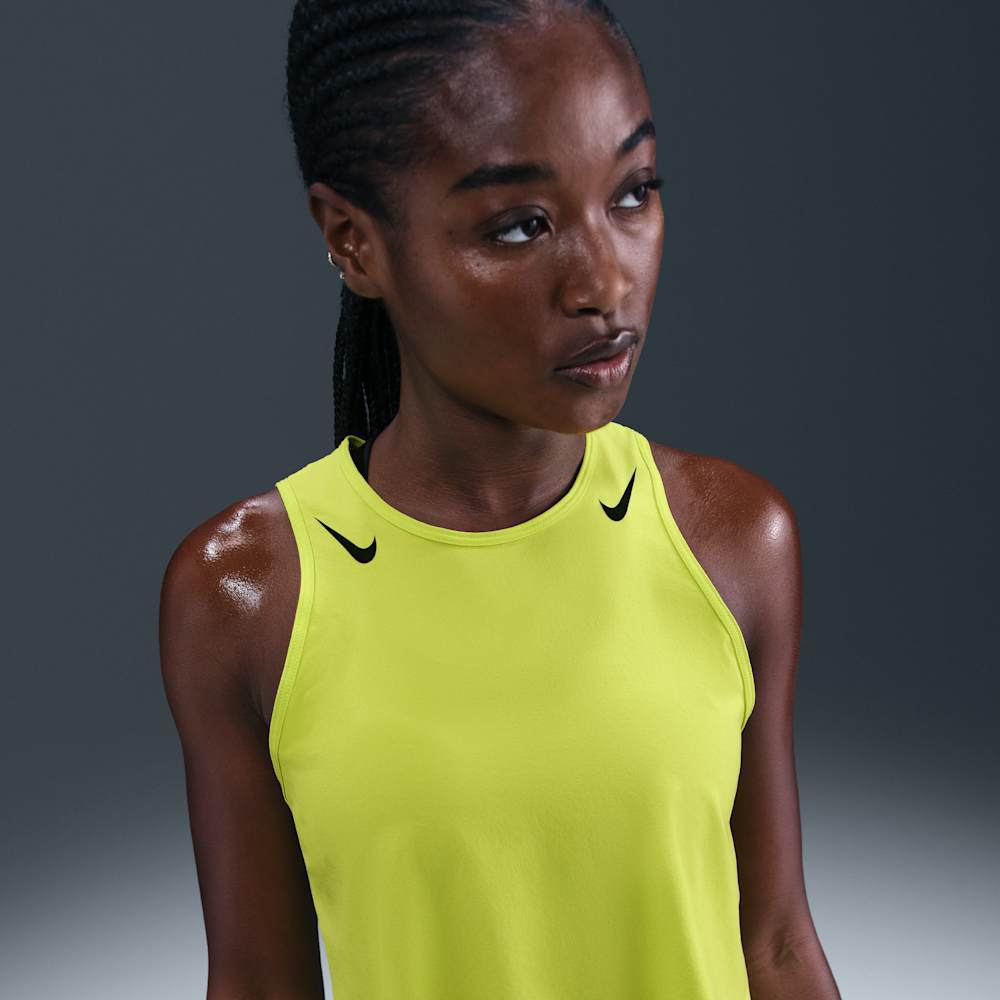 Camisetas y esqueletos para correr para mujer en verde · FN2713-389 - vista 1