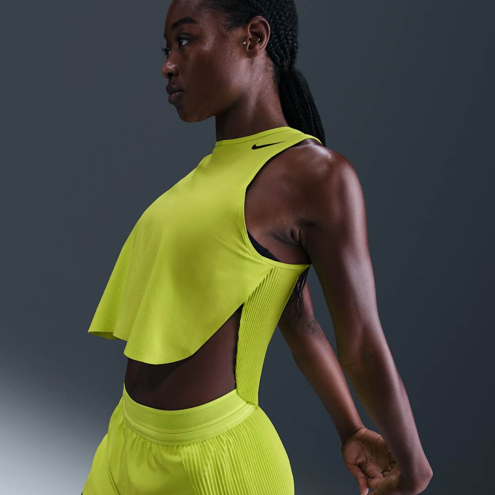 Camisetas y esqueletos para correr para mujer en verde · FN2713-389 - vista 3
