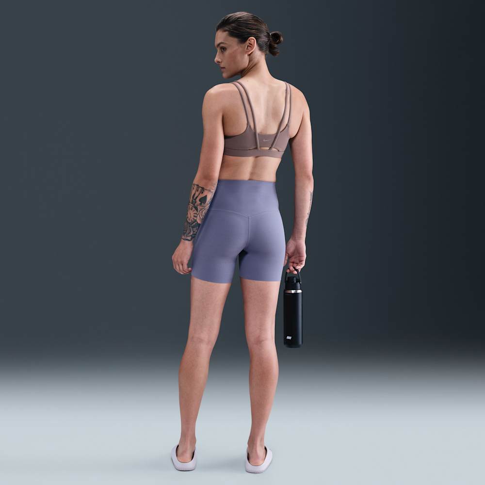 Shorts y Pantalonetas para entrenamiento para mujer en azul · FN3156-499 - vista 4