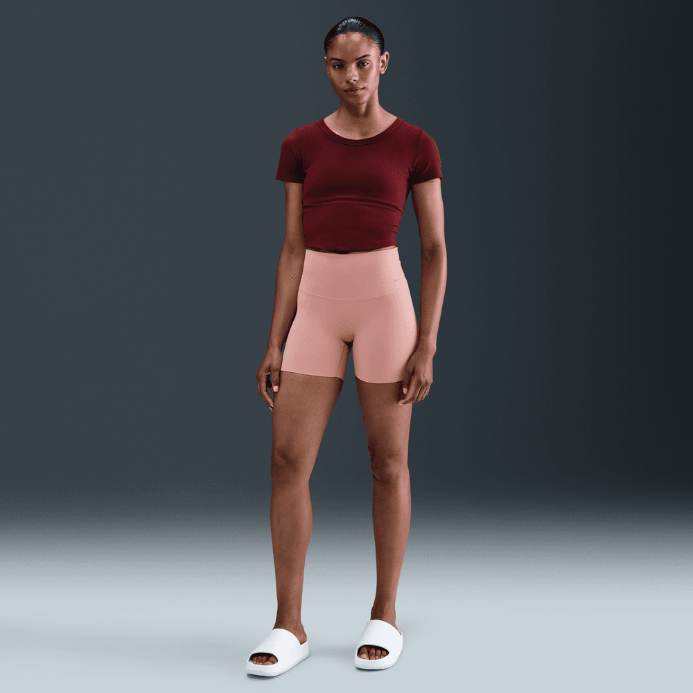 Shorts y Pantalonetas para entrenamiento para mujer en rosa · FN3156-685 - vista 1