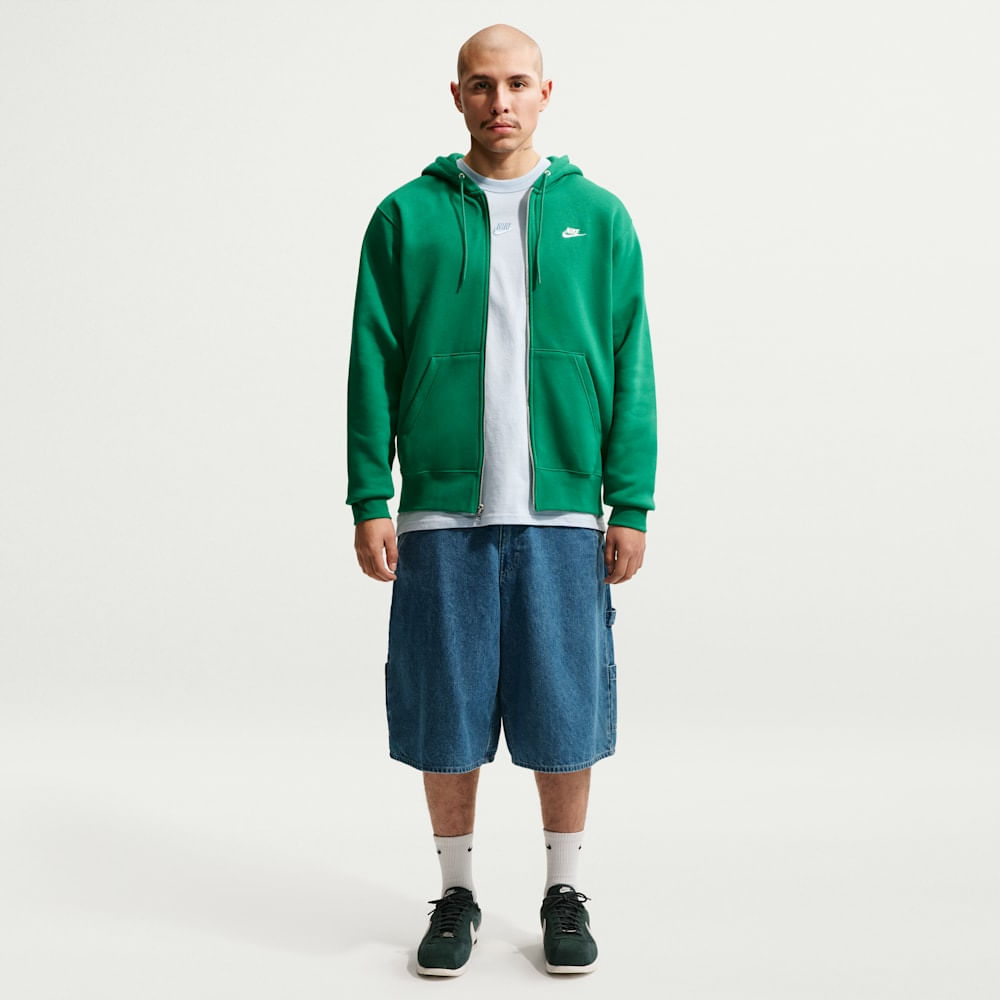 Buzos casual para hombre en verde · FN3861-365 - vista 4