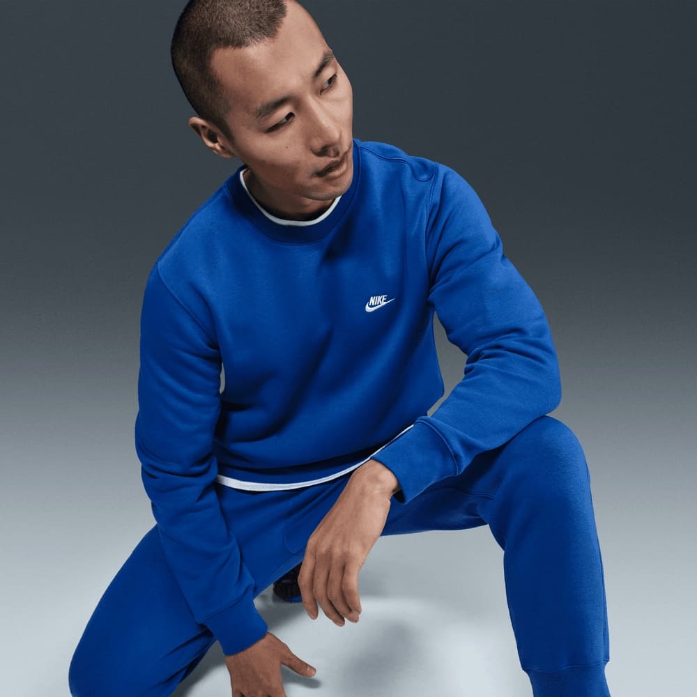 Buzos casual para hombre en azul · FN3886-480 - vista 3
