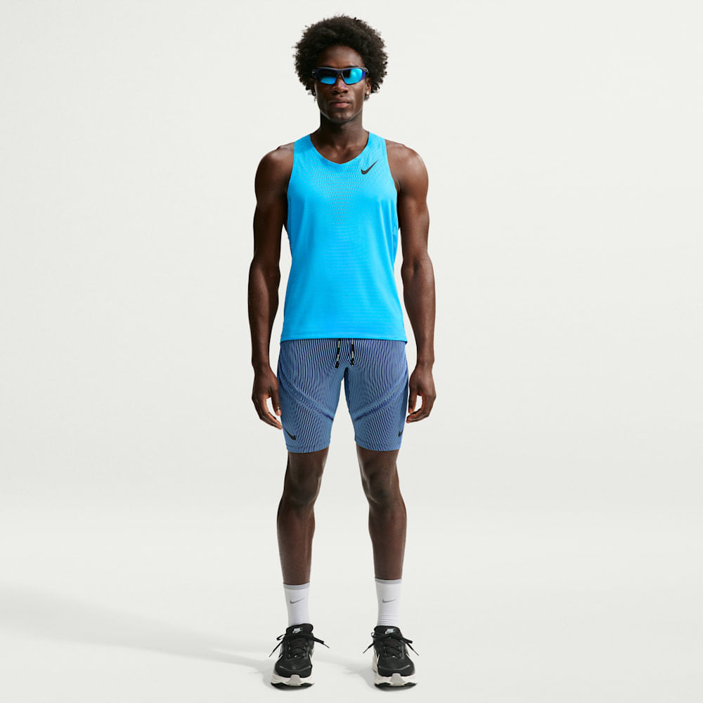 Camisetas y esqueletos para correr para hombre en azul · FN4231-418 - vista 4