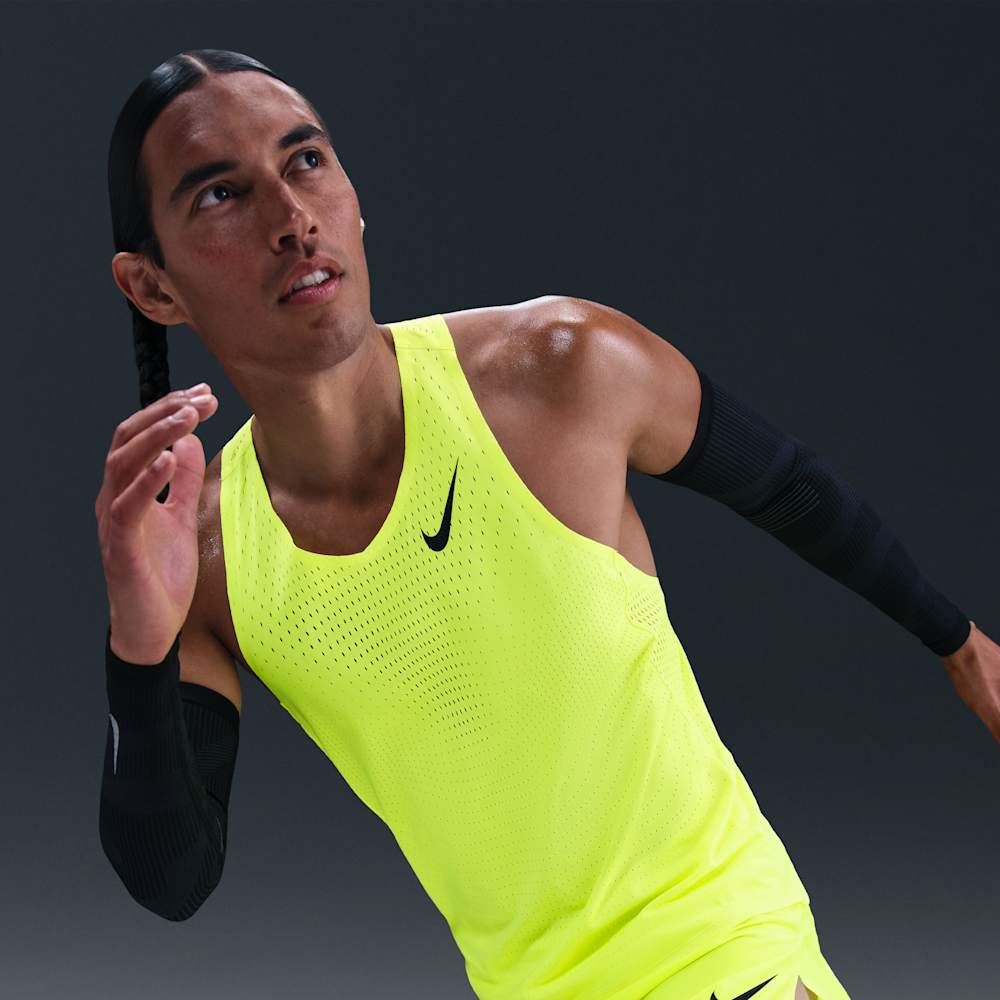 Camisetas y esqueletos para correr para hombre en amarillo · FN4231-702 - vista 3