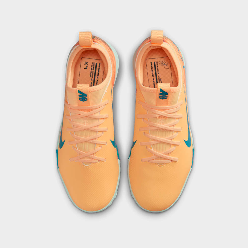 Guayos de fútbol para niño en naranja · FQ8285-801 - vista 4