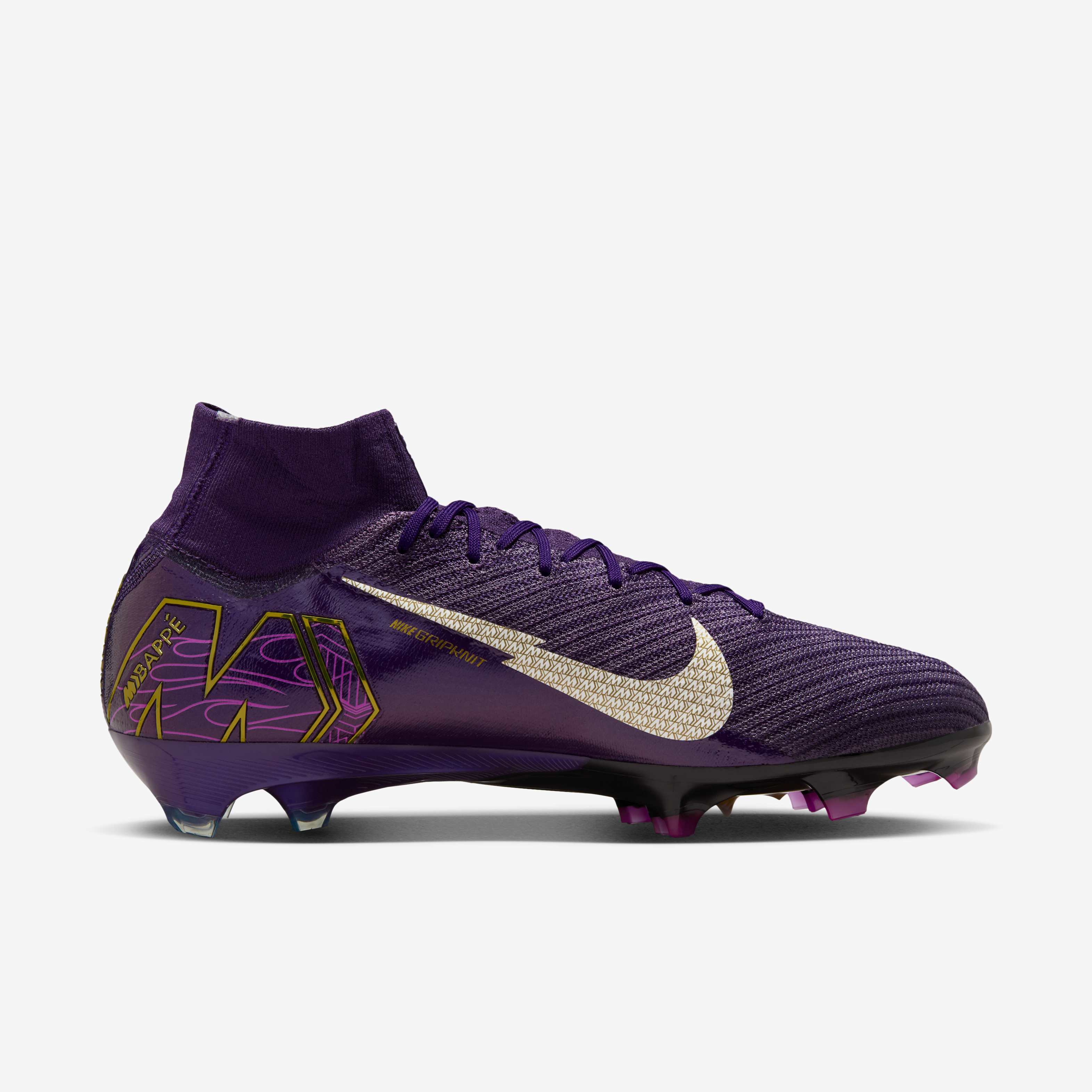 Guayos de fútbol para hombre en morado · FQ8692-500 - vista 3
