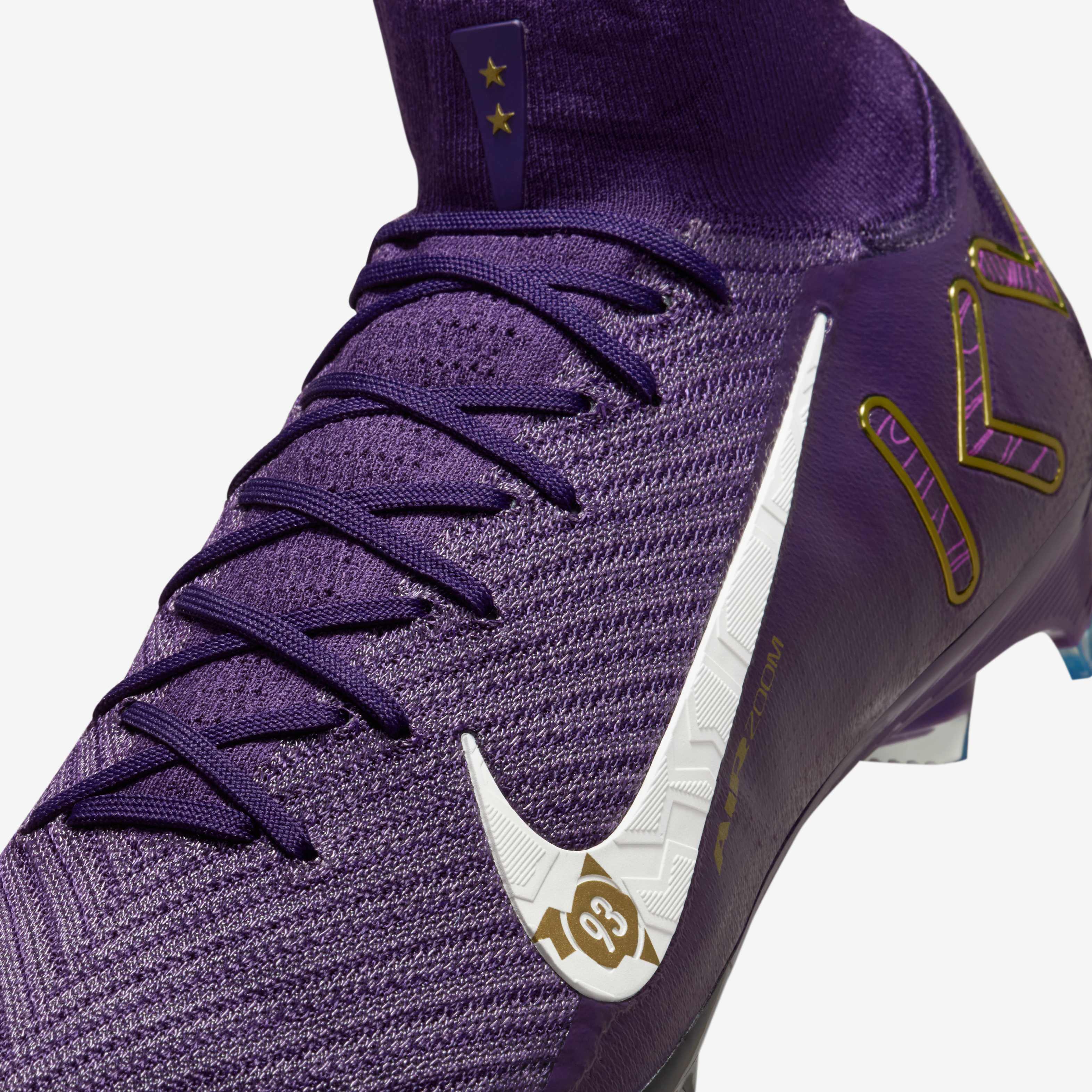 Guayos de fútbol para hombre en morado · FQ8692-500 - vista 8