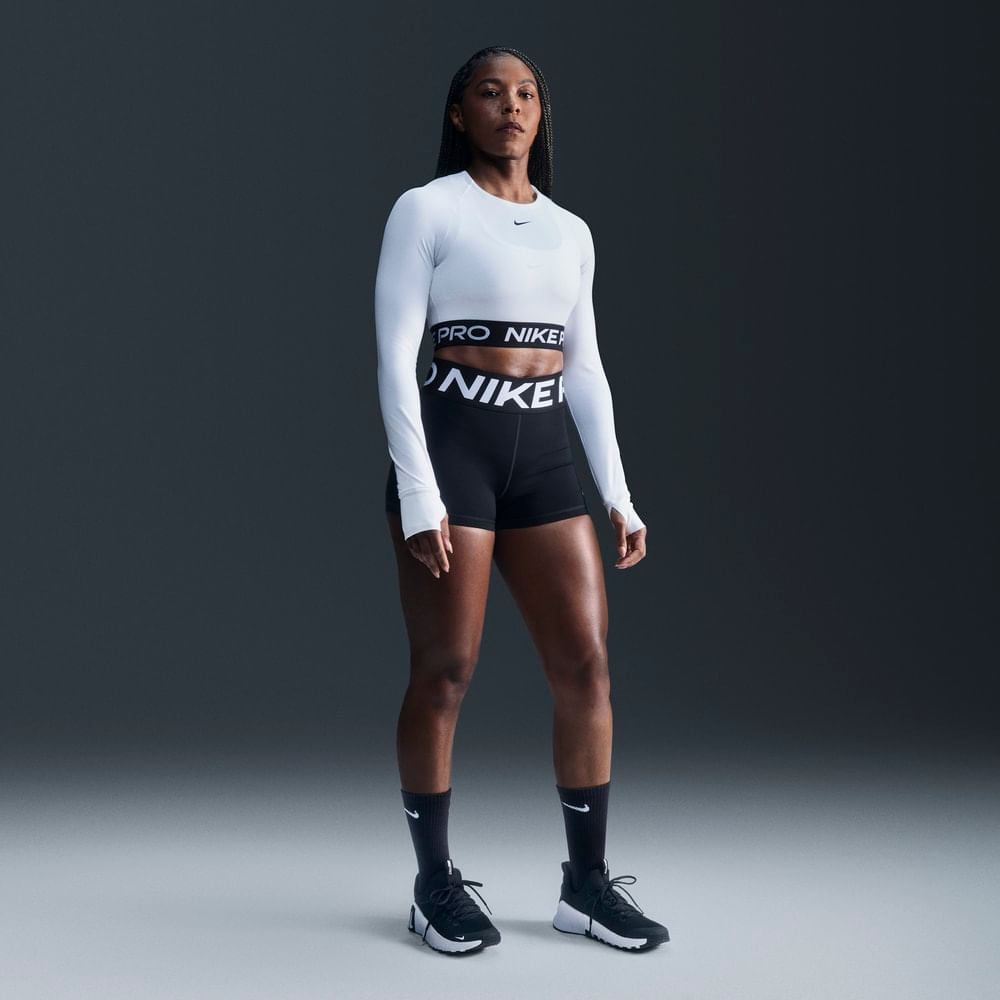 Shorts y Pantalonetas para entrenamiento para mujer en negro · FV7033-010 - vista 7