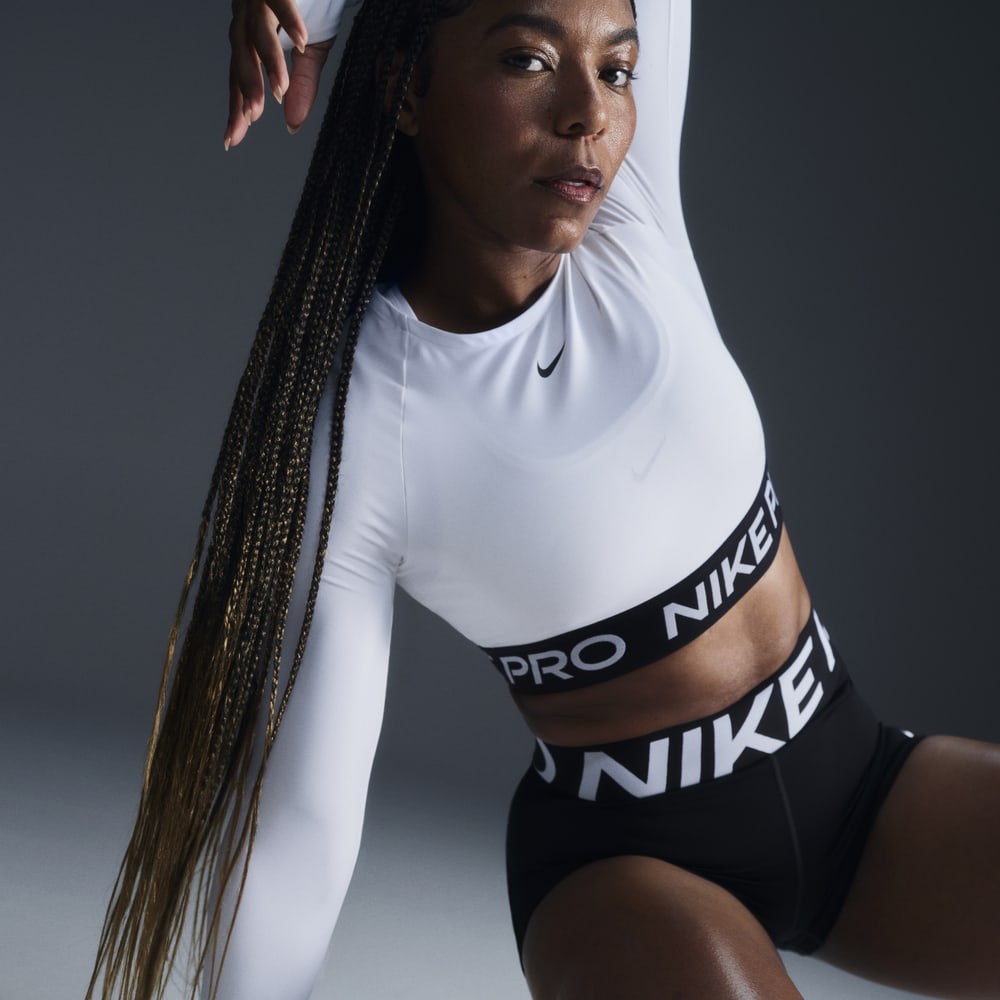 Shorts y Pantalonetas para entrenamiento para mujer en negro · FV7033-010 - vista 8