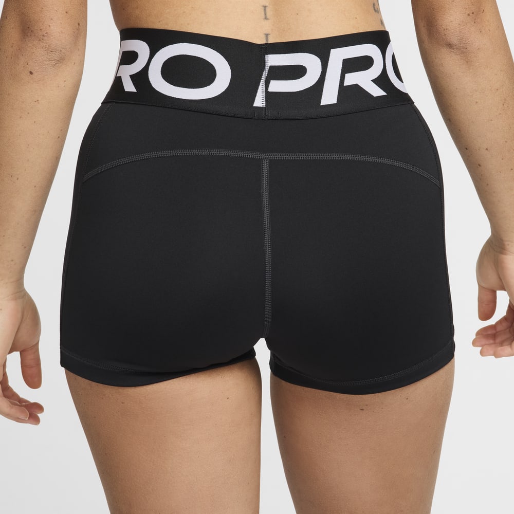 Shorts y Pantalonetas para entrenamiento para mujer en negro · FV7033-010 - vista 3