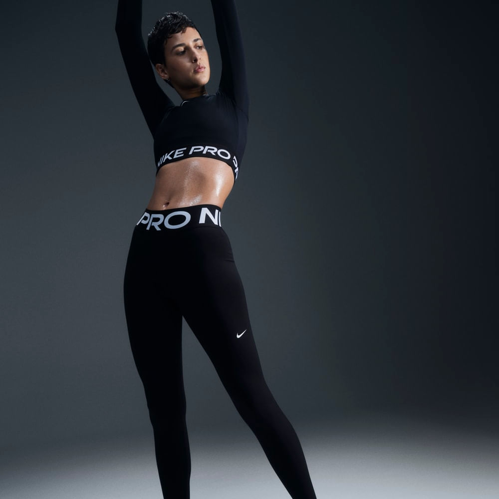 Leggins y Licras deportivas para entrenamiento para mujer en negro · FV7382-010 - vista 2