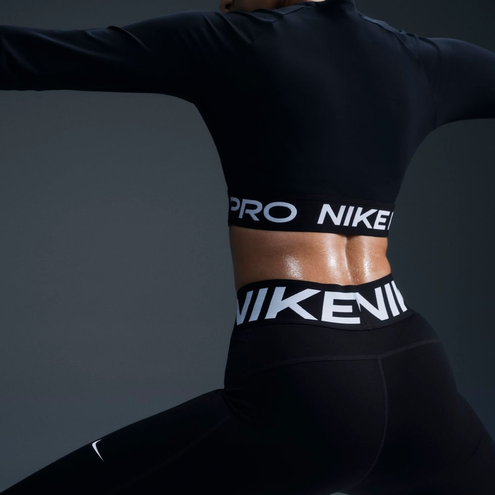 Leggins y Licras deportivas para entrenamiento para mujer en negro · FV7382-010 - vista 3