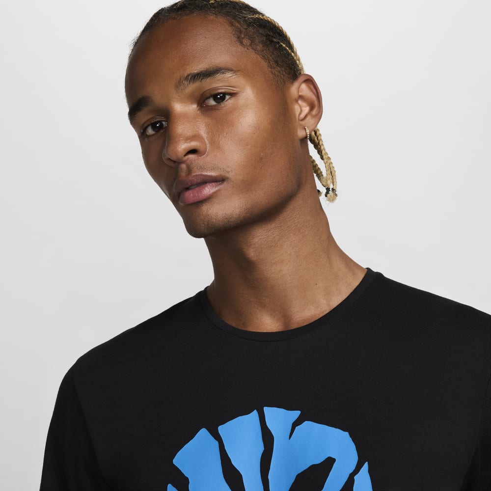 Camisetas y esqueletos para correr para hombre en negro · FZ1080-010 - vista 2