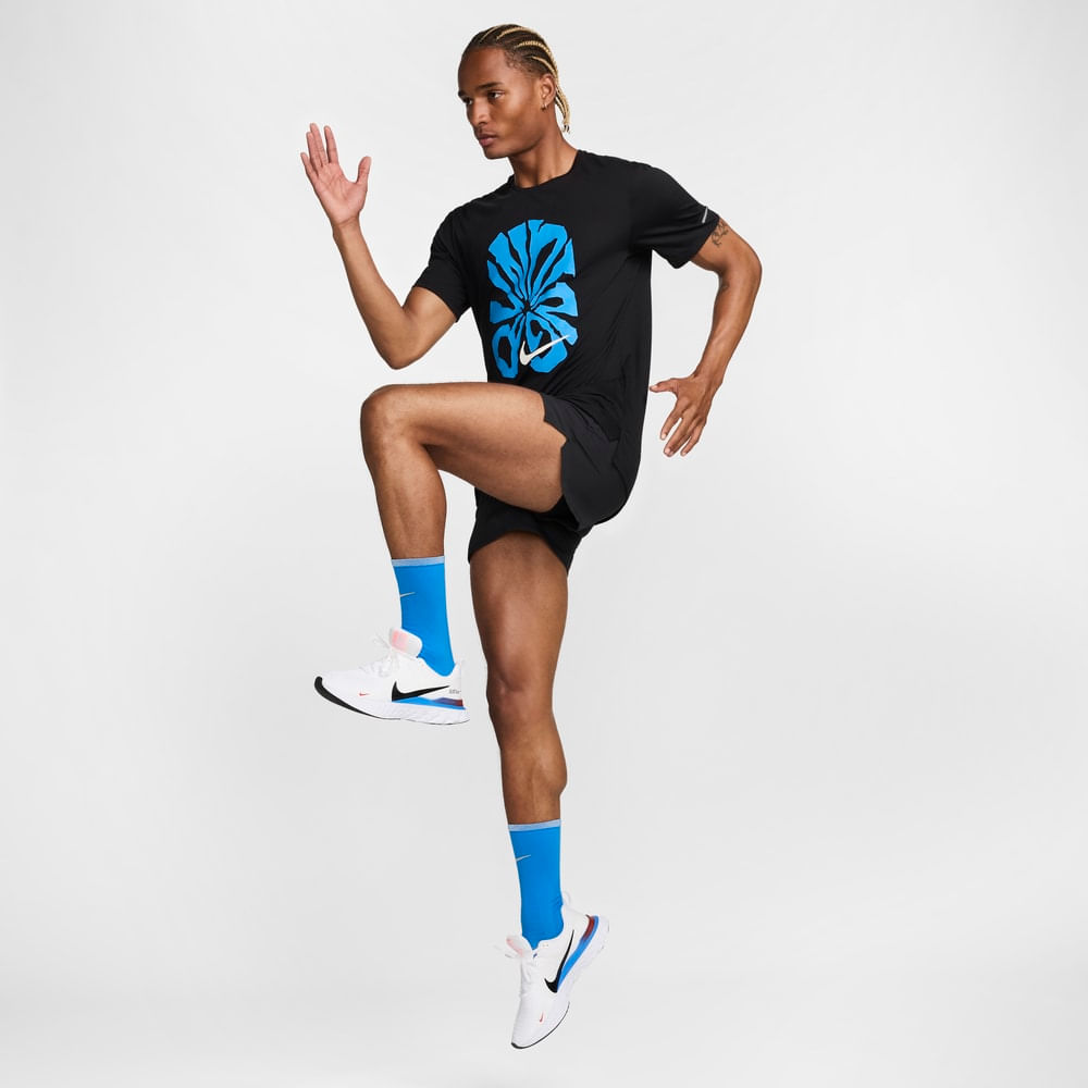Camisetas y esqueletos para correr para hombre en negro · FZ1080-010 - vista 8