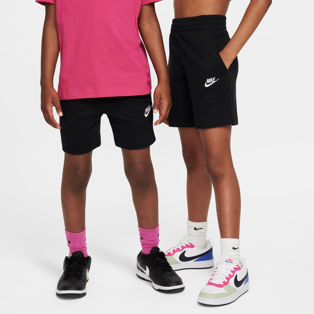 Shorts y Pantalonetas casual para niño en negro · FZ5512-010 - vista 1