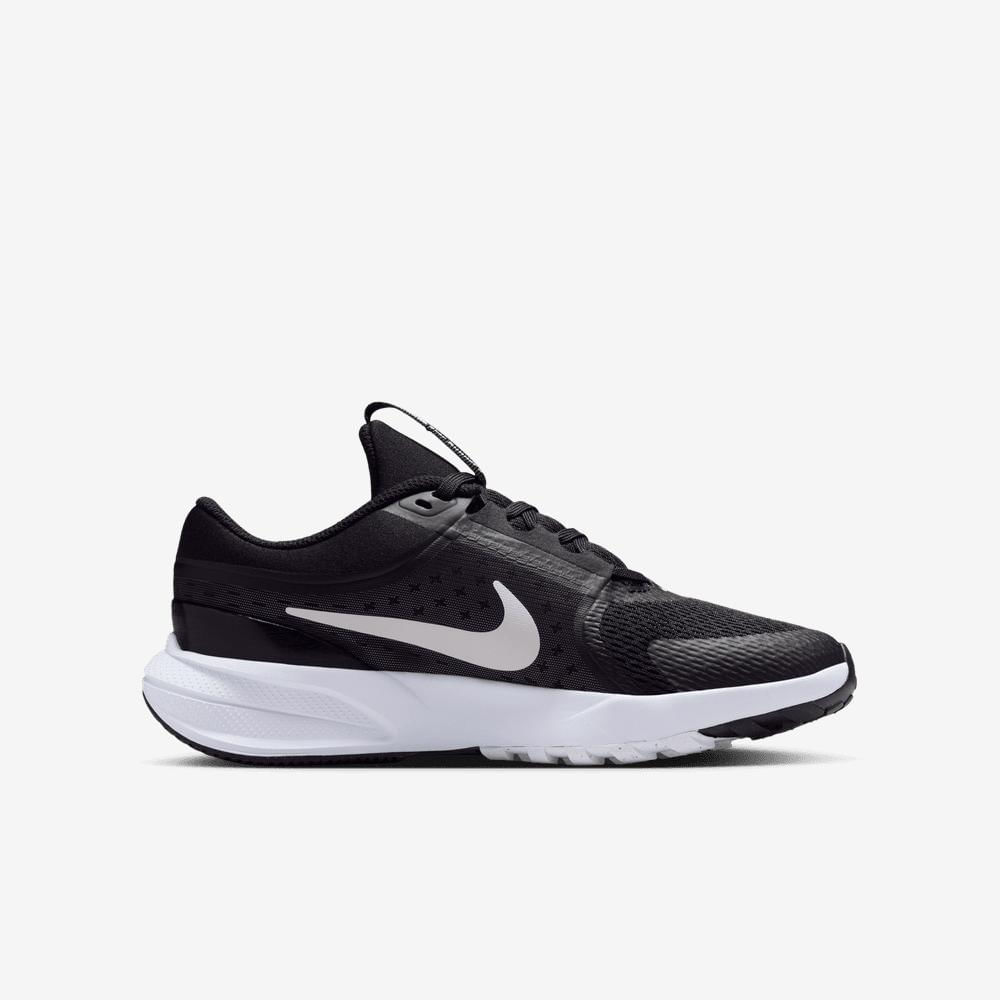 Tenis para correr para niño en negro · HF7004-002 - vista 3