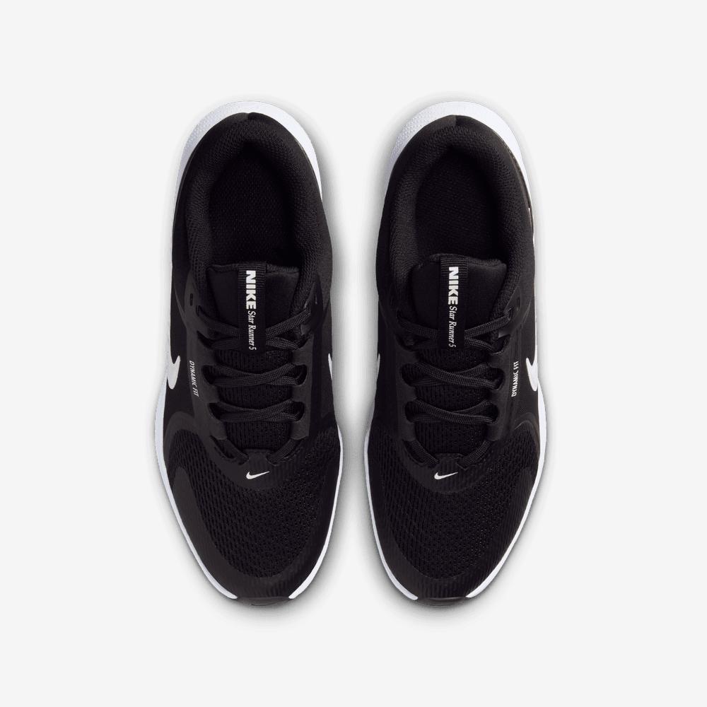 Tenis para correr para niño en negro · HF7004-002 - vista 4