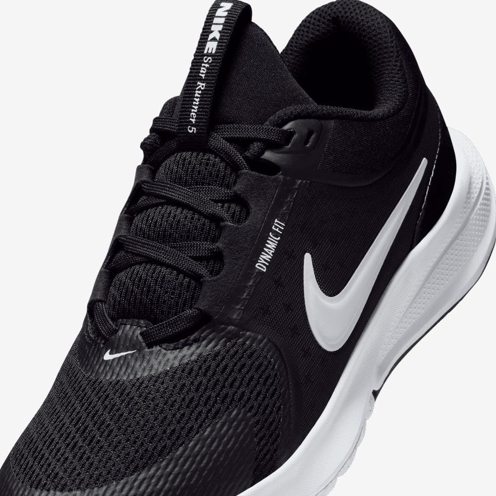 Tenis para correr para niño en negro · HF7004-002 - vista 7
