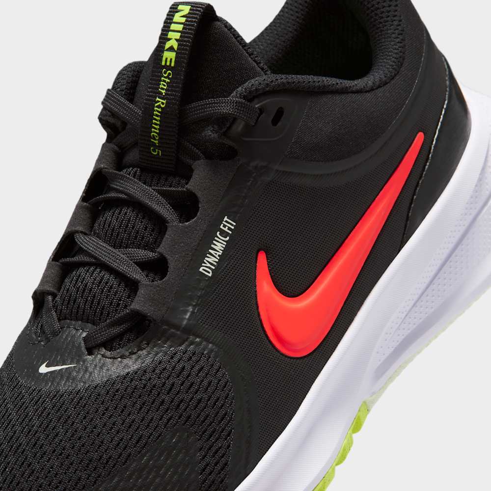 Tenis para correr para niño en negro · HF7004-010 - vista 7