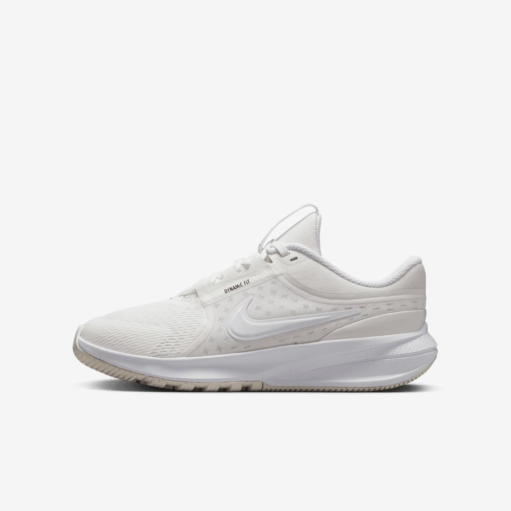 Tenis para correr para niño en blanco · HF7004-101 - vista 3