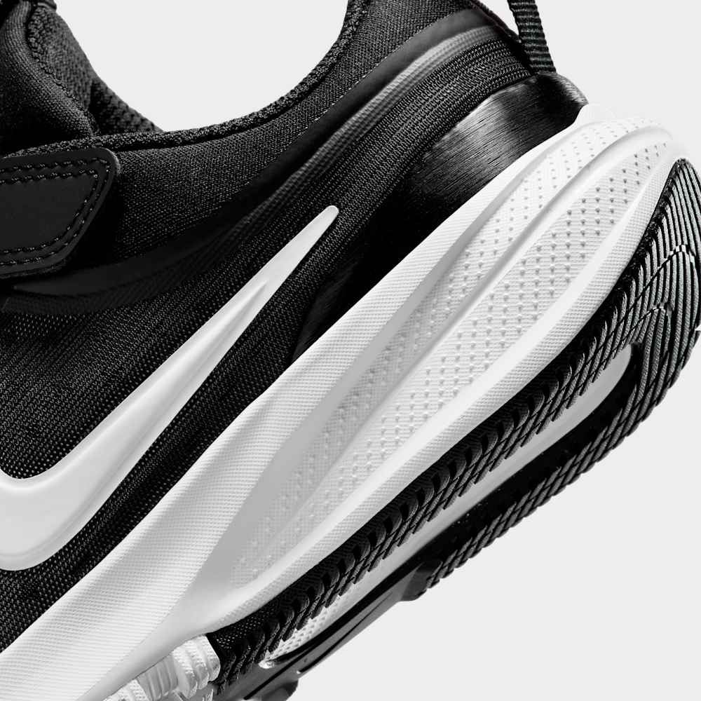 Tenis para correr para niño en negro · HF7005-002 - vista 8