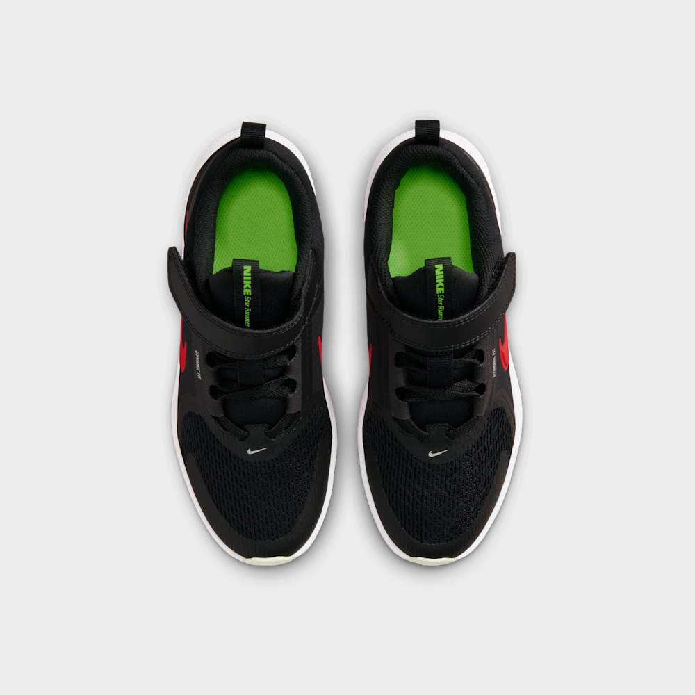 Tenis para correr para niño en negro · HF7005-010 - vista 4