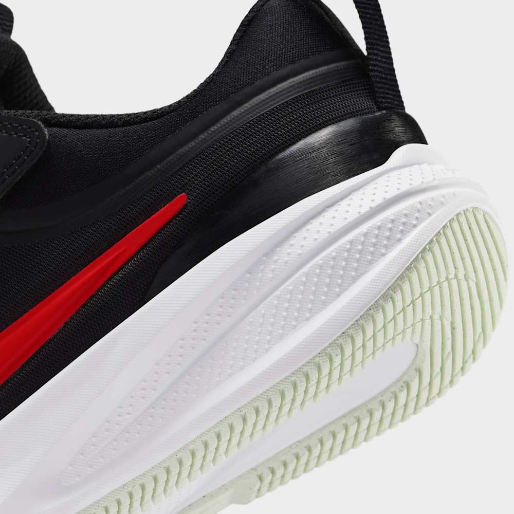 Tenis para correr para niño en negro · HF7005-010 - vista 8