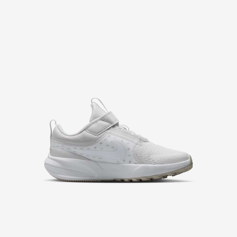 Tenis para correr para niño en blanco · HF7005-101 - vista 3