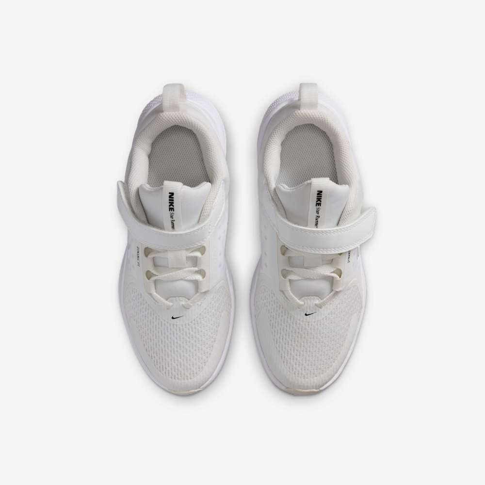 Tenis para correr para niño en blanco · HF7005-101 - vista 4