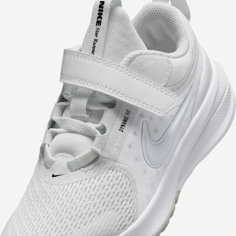 Tenis para correr para niño en blanco · HF7005-101 - vista 7