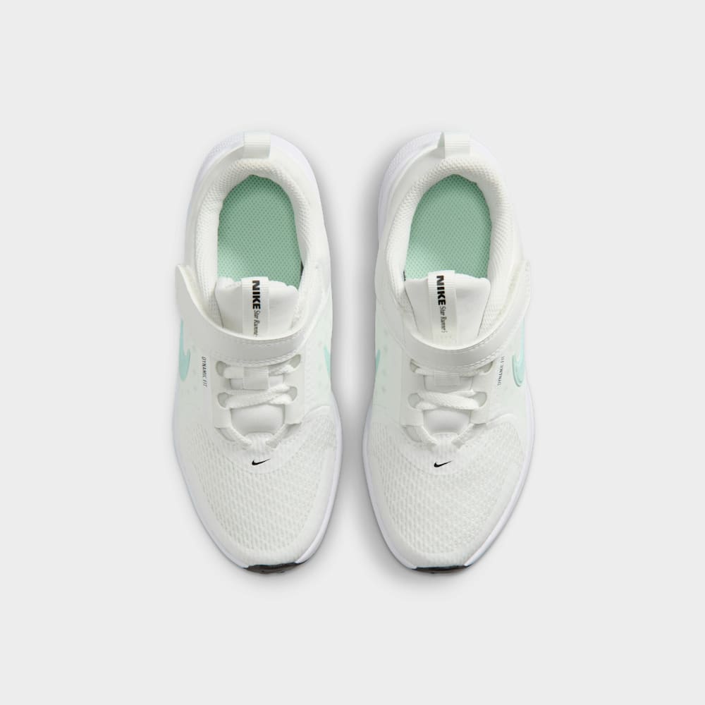 Tenis para correr para niño en blanco · HF7005-104 - vista 4