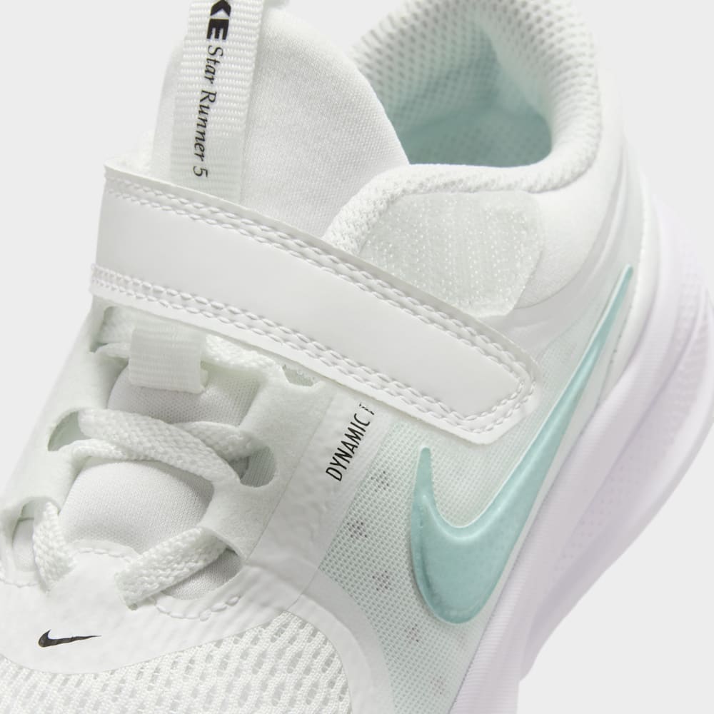 Tenis para correr para niño en blanco · HF7005-104 - vista 7